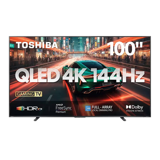Toshiba 100 inch 100Z670NN 4K QLED smart gaming TV 144Hz ultra HD large screen television HDR