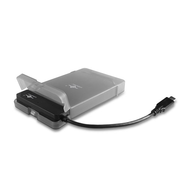 Vantec USB 3.1 Gen 2 Type C 2.5" SATA SSD/HDD Storage adapter + Transcend TS256GSSD230S - Used