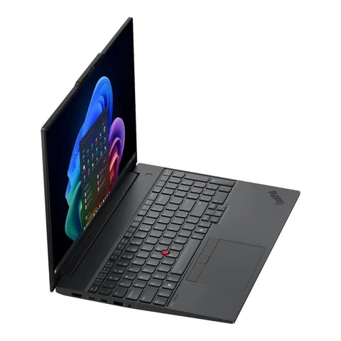 Lenovo ThinkPad E16 Gen 4 Ultra 5 16-inch laptop – angled open view