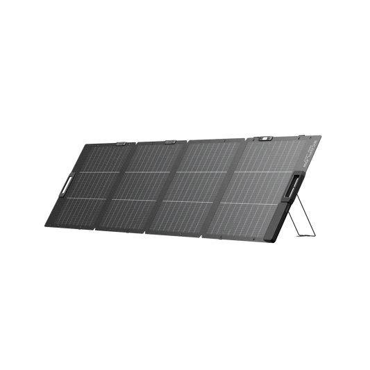 EcoFlow 220W Lightweight Portable Solar Panel foldable solar charger for EcoFlow power stations camping RVs caravans off-grid and load shedding backup