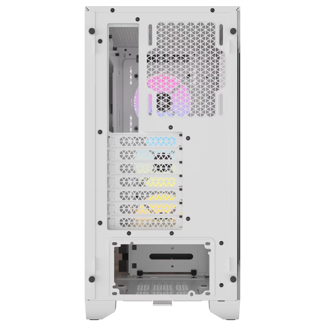 3000D RGB AIRFLOW White Mid-Tower Case 2x 3.5'' 2x 2.5'' Drive Bays Up - view 7