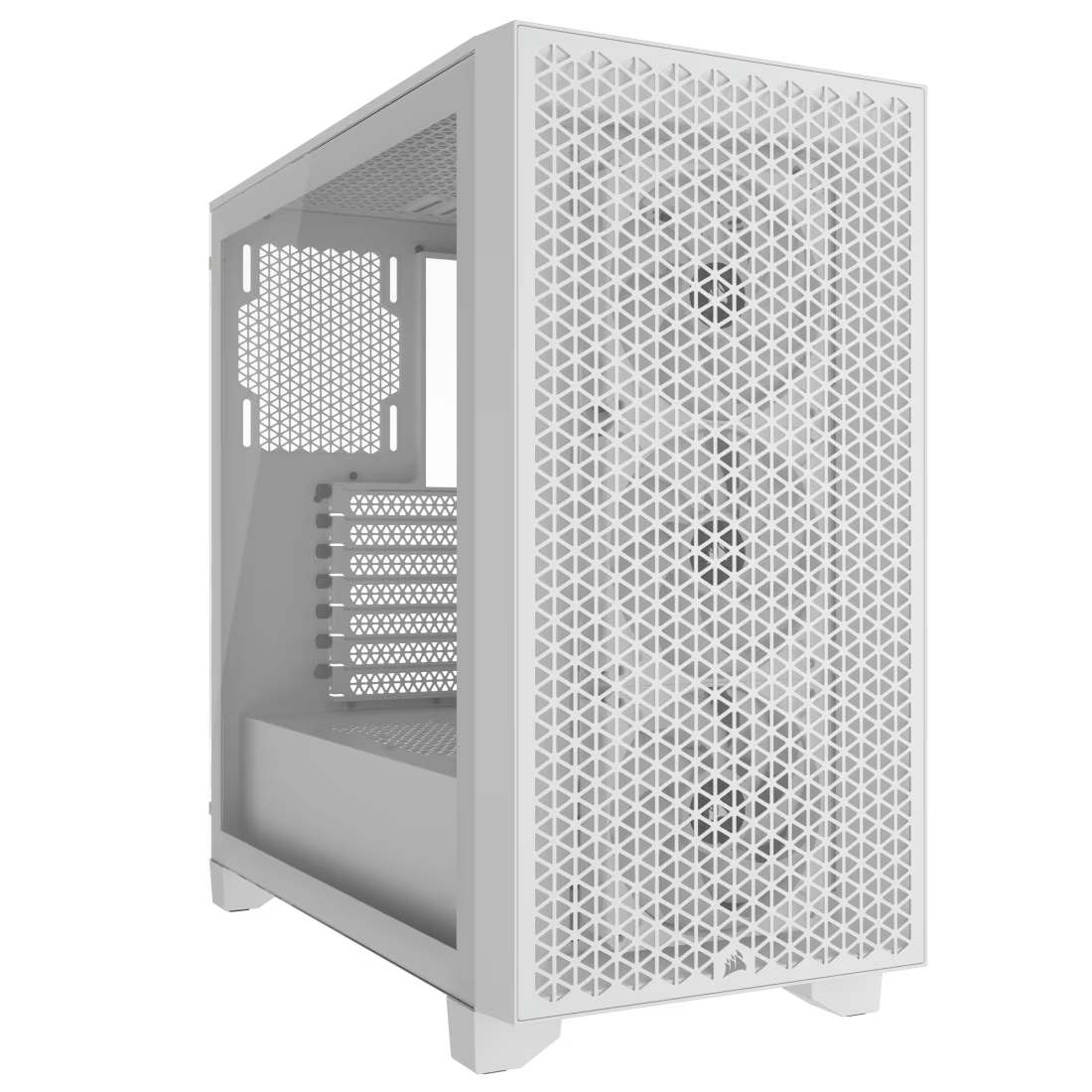 3000D RGB AIRFLOW White Mid-Tower Case 2x 3.5'' 2x 2.5'' Drive Bays Up - view 5