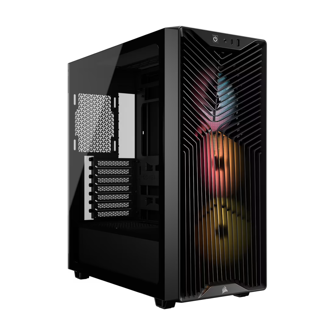 3200D RS ARGB Mid-Tower Case 3x RS120 ARGB fans incl - Black - view 1