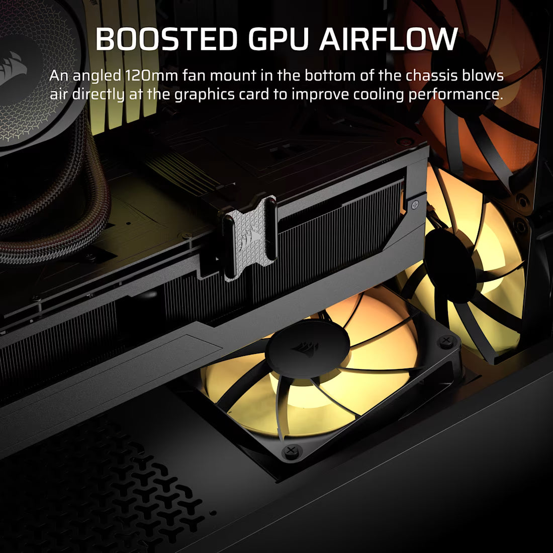 3200D RS Mid-Tower Case 3x RS120 fans incl - Black - view 6