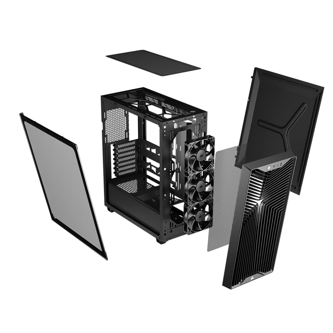 3200D RS Mid-Tower Case 3x RS120 fans incl - Black - view 1