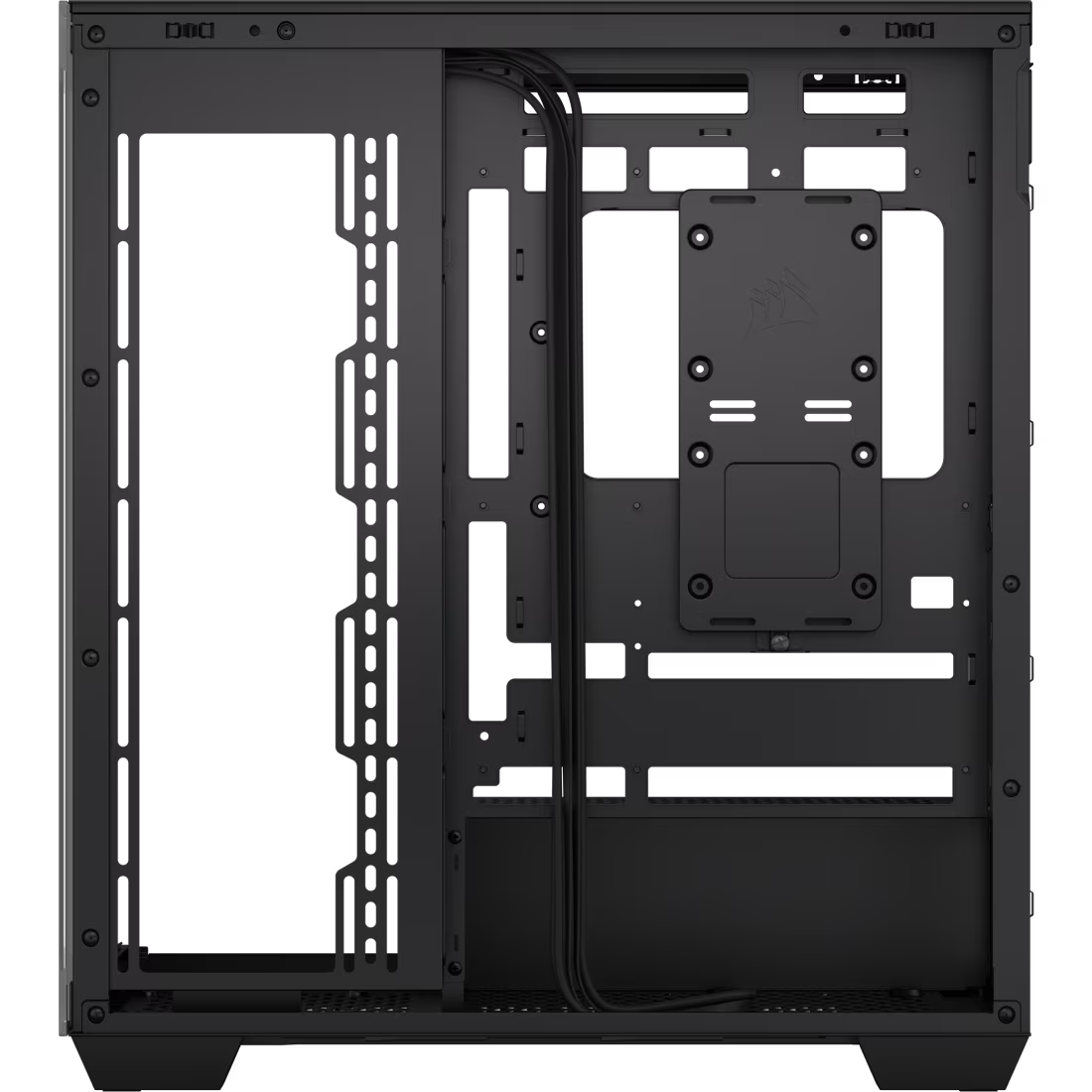 3500X Tempered Glass Black Mid-Tower Case 2x 3.5'' 2x 2.5'' Drive Bays - view 5