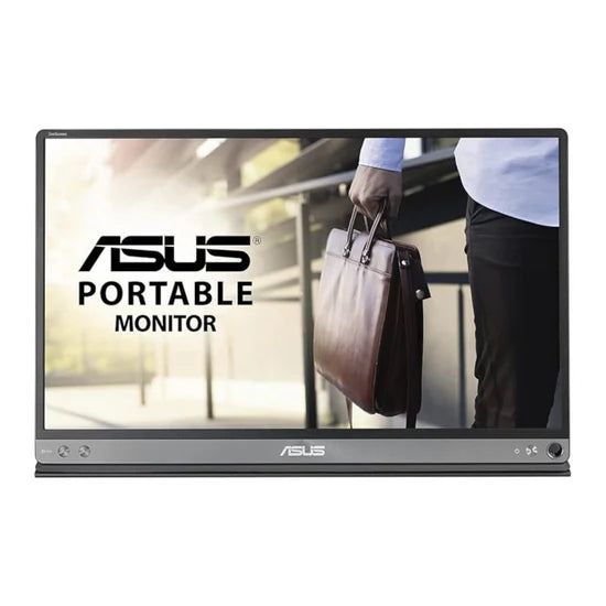 ASUS ZenScreen Go MB16AHP 15.6 inch Full HD portable monitor with USB-C, Micro-HDMI, flicker-free and low blue light technology
