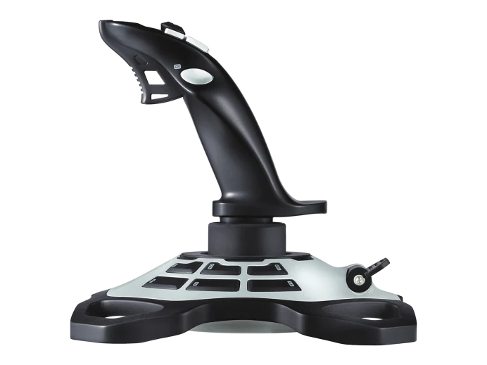 Logitech Extreme 3D Pro Joystick with twist-handle rudder control and ergonomic grip for precise gaming