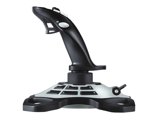 Logitech Extreme 3D Pro Joystick with twist-handle rudder control and ergonomic grip for precise gaming