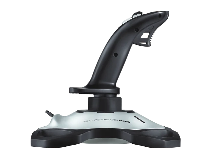 Logitech Extreme 3D Pro Joystick with twist-handle rudder control and ergonomic grip for precise gaming