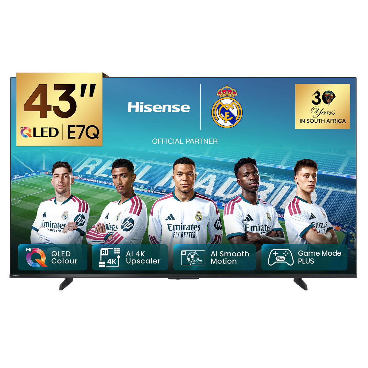 Hisense 43E7Q 43-inch QLED 4K smart TV - view 1