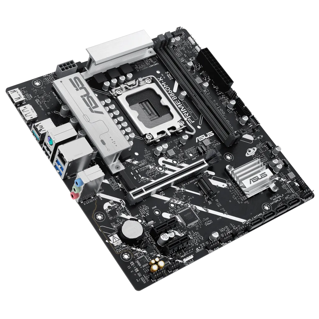 ASUS LGA1851 motherboard DDR5 128GB 2xM.2 4xSATA HDMI DisplayPort