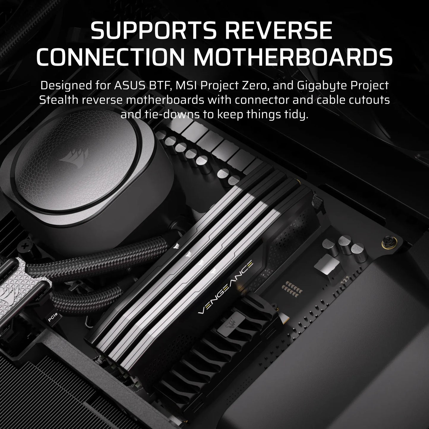 Corsair FRAME 5000D RS ARGB High-Airflow Mid-Tower PC Case – Tempered Glass Gaming Chassis with ARGB Fans