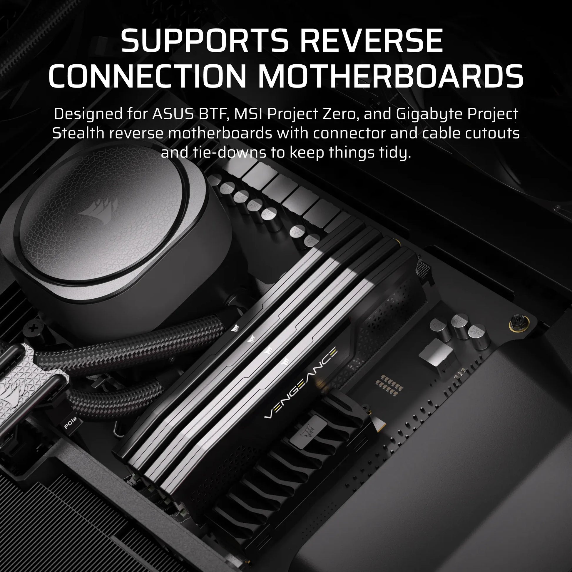 Corsair FRAME 5000D RS ARGB High-Airflow Mid-Tower PC Case – Tempered Glass Gaming Chassis with ARGB Fans