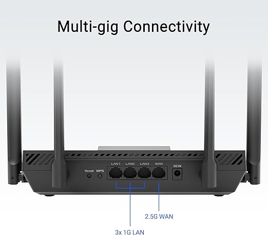 ASUS RT-BE50 WiFi 7 router for fast home and office internet with low latency and high-speed wireless connectivity