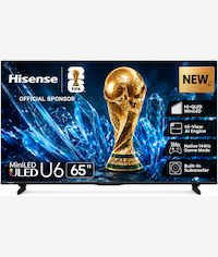 Hisense 65U6S 65-inch 4K Mini-LED Smart TV - front view