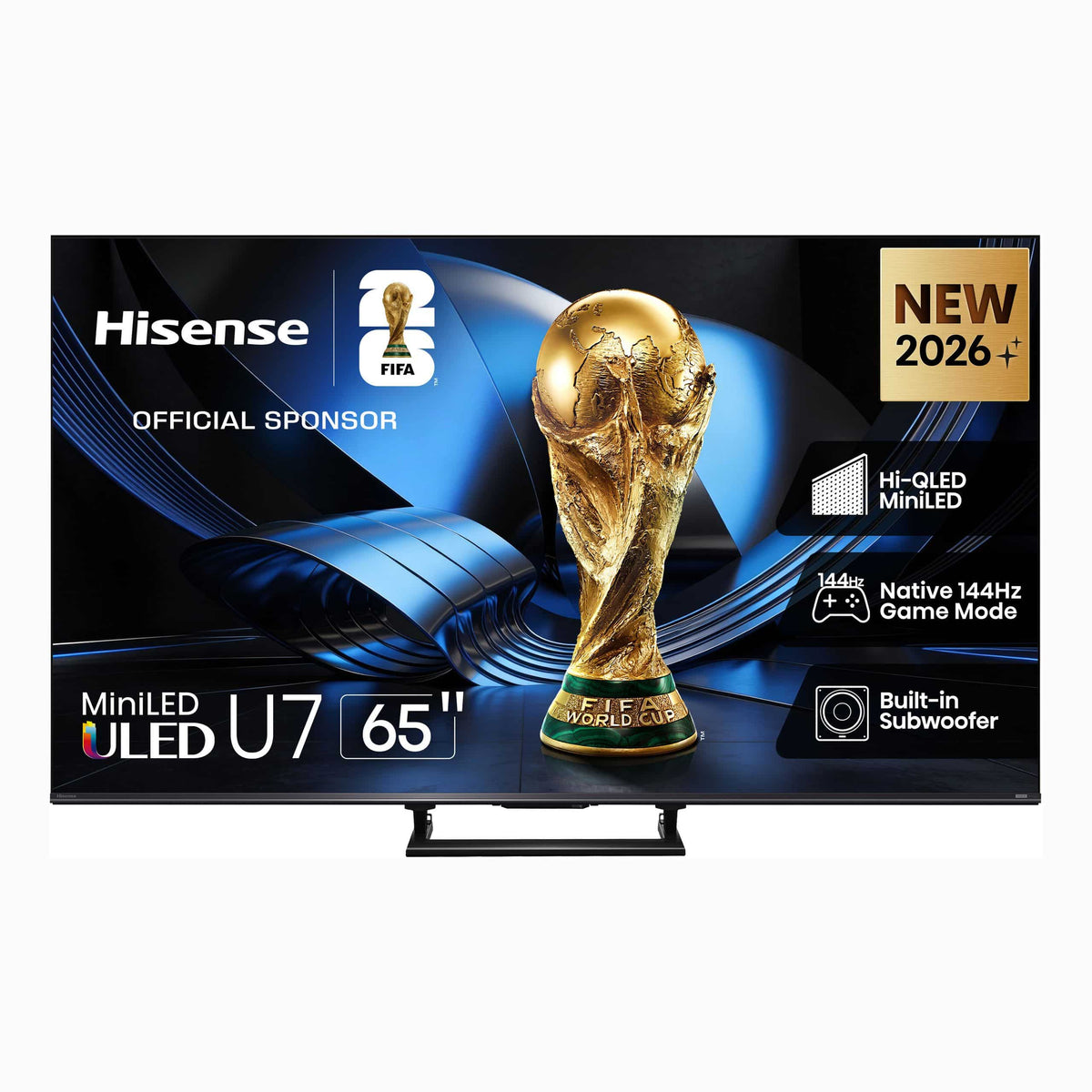 Hisense LEDN65U7S 65-inch Mini LED 4K smart TV - front view