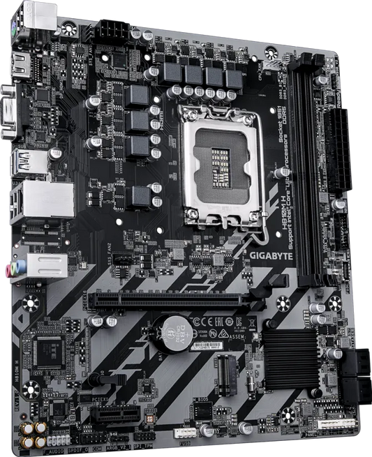 GIGABYTE H810M H DDR5 LGA1851 Micro-ATX motherboard for Intel desktop PC builds office home productivity and everyday computing