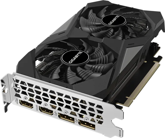GIGABYTE GeForce RTX 3050 WINDFORCE OC 6GB GDDR6 graphics card with 96-bit memory bus PCIe 4.0 dual HDMI and dual DisplayPort
