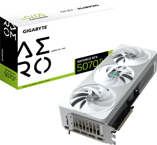 GIGABYTE GeForce RTX 5070 Ti AERO OC 16GB graphics card