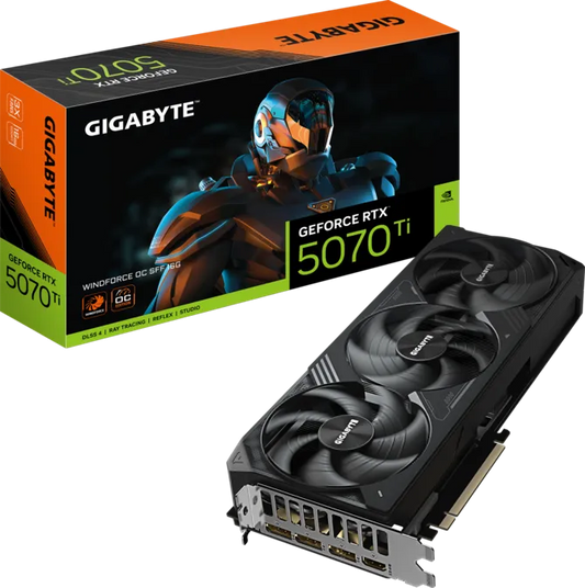 GIGABYTE GeForce RTX 5070 Ti WINDFORCE OC SFF 16GB graphics card