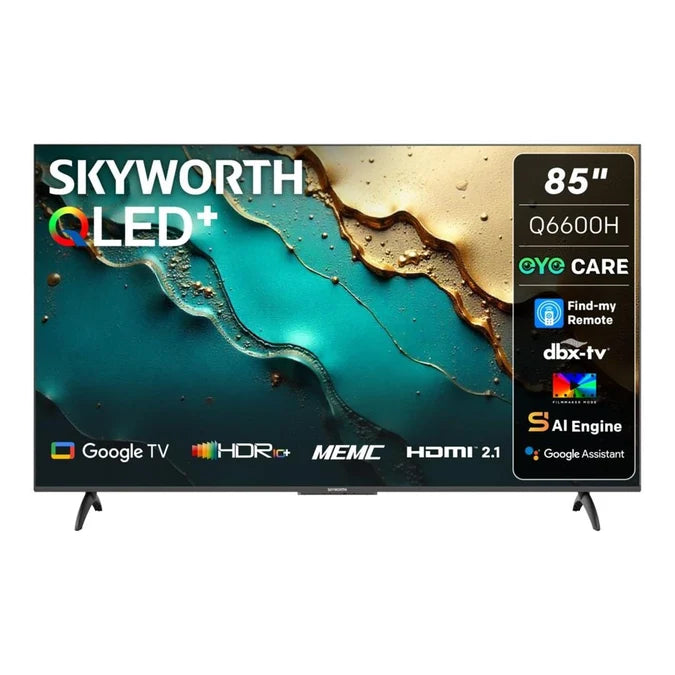 Skyworth 85Q6600H 85-inch QLED smart TV - front view