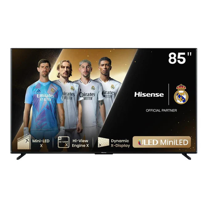 HISENSE LEDN85UX 85 inch Mini LED X QLED 4K smart TV 144Hz gaming television with Dolby Vision HDR