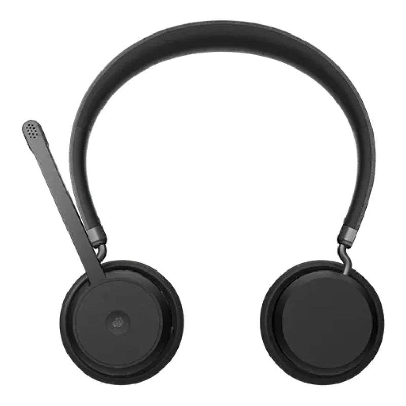 Lenovo VoIP wireless headset with noise cancelling microphone professional headset for calls and online meetings