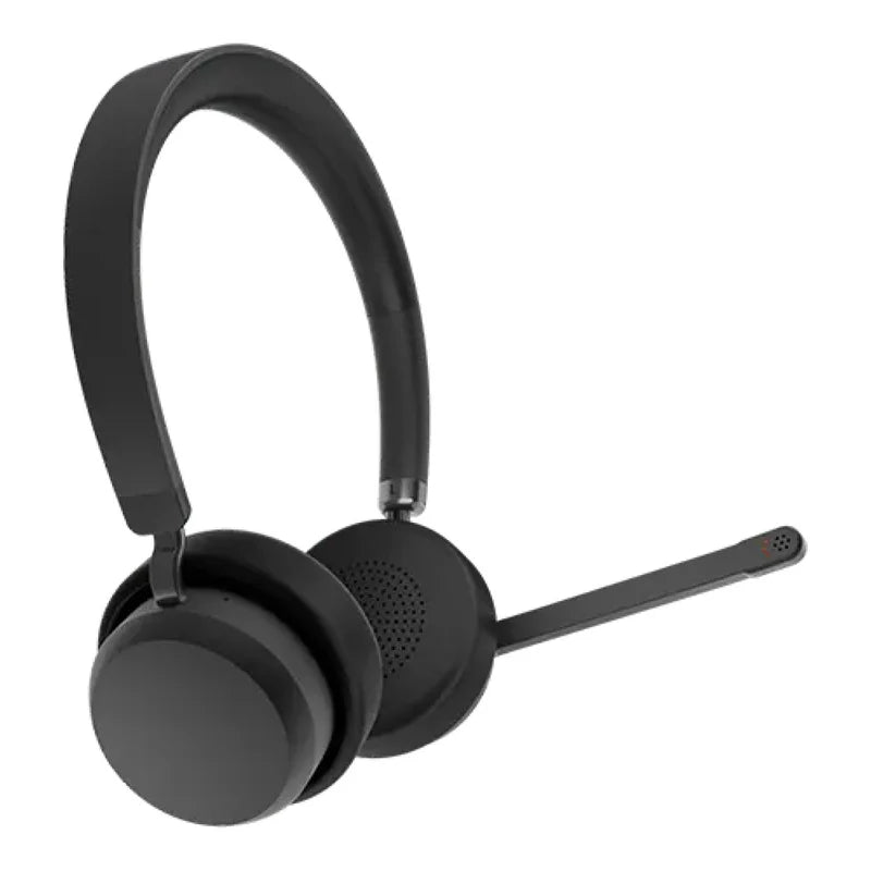 Lenovo VoIP wireless headset with noise cancelling microphone professional headset for calls and online meetings