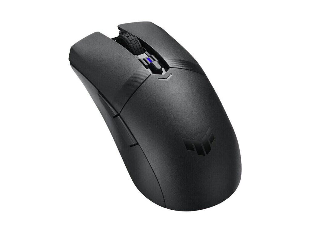 ASUS TUF Gaming M4 wireless lightweight ambidextrous gaming mouse with high-precision sensor and programmable buttons