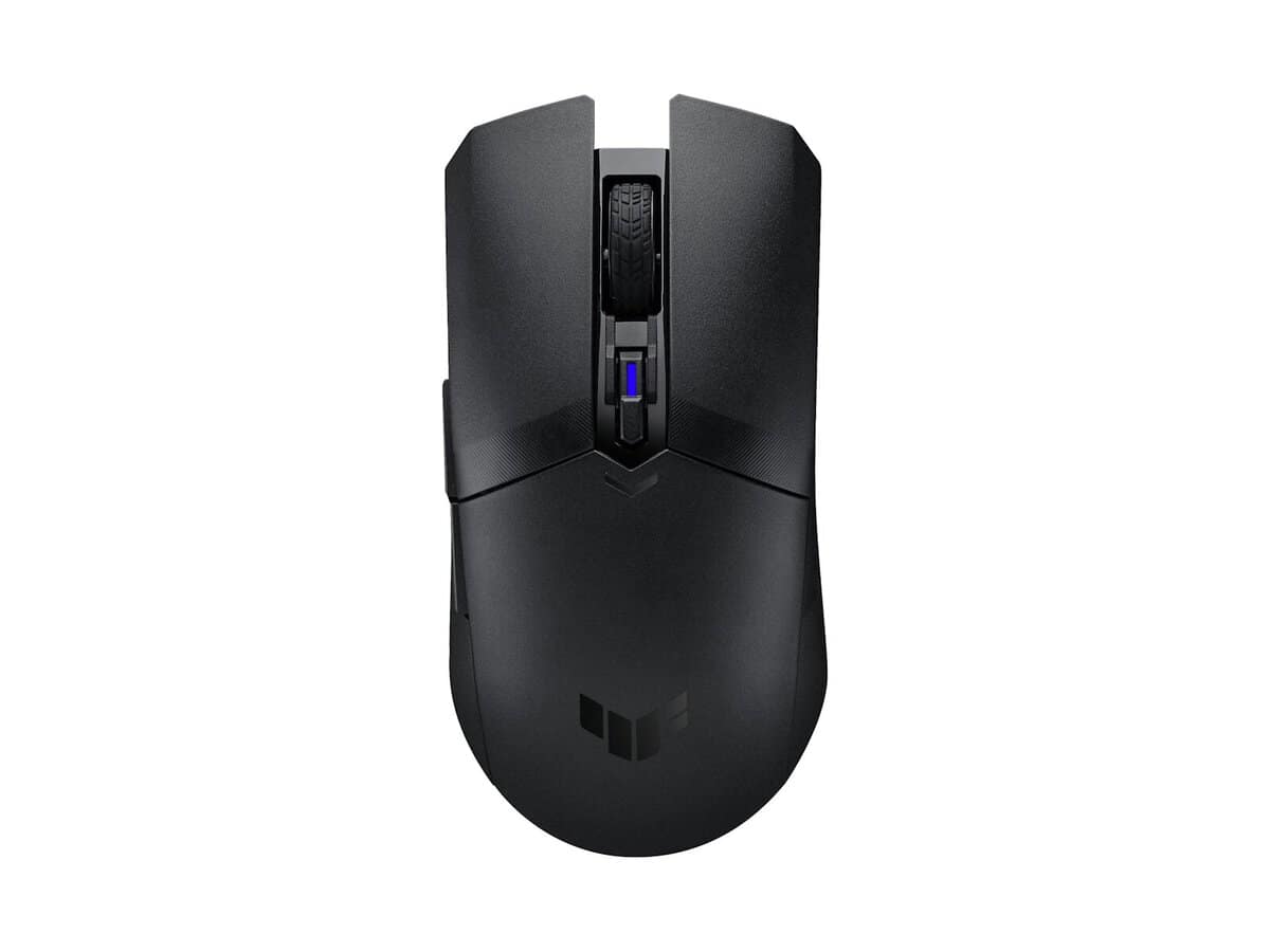 ASUS TUF Gaming M4 wireless lightweight ambidextrous gaming mouse with high-precision sensor and programmable buttons