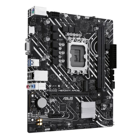 ASUS PRIME H610M-K ARGB Intel LGA1700 mATX motherboard with DDR4 support for 12th and 13th Gen Intel CPUs