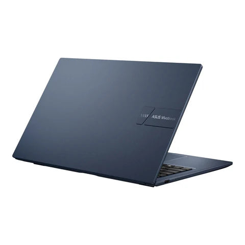 ASUS Vivobook 15 laptop with Intel Core i7 1355U, 16GB RAM, 512GB SSD, FHD display, open view showing keyboard and screen