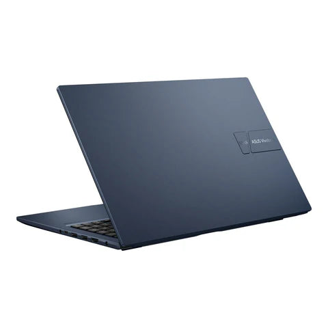 ASUS Vivobook 15 laptop with Intel Core i7 1355U, 16GB RAM, 512GB SSD, FHD display, open view showing keyboard and screen