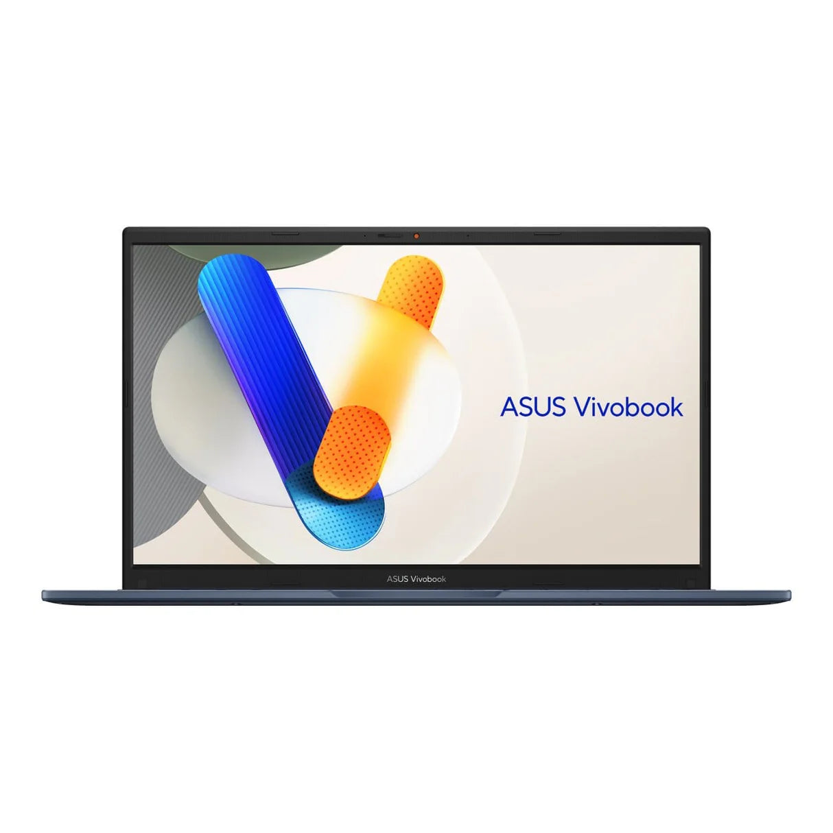 ASUS Vivobook 15 laptop with Intel Core i7 1355U, 16GB RAM, 512GB SSD, FHD display, open view showing keyboard and screen