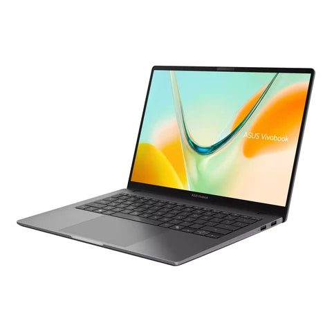 ASUS Vivobook S14 S5408QA Snapdragon X Laptop - angled view