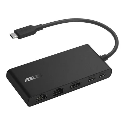 ASUS DC201 dual 4K USB-C laptop dock – front product view
