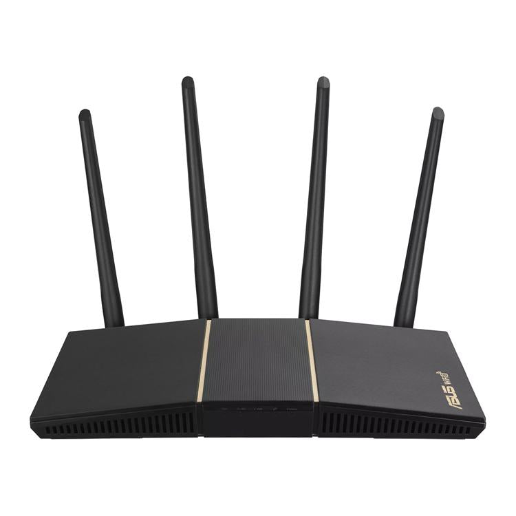 ASUS RT-AX57 AX3000 WiFi 6 dual-band router with 2402Mbps 574Mbps speeds AiMesh MU-MIMO OFDMA VPN 1 WAN and 4 LAN ports