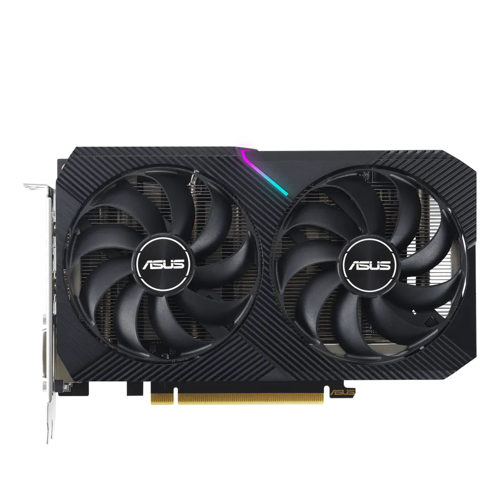 ASUS NVIDIA 8GB GDDR6 OC graphics card PCIe 4.0 1852MHz with HDMI DP DVI ports