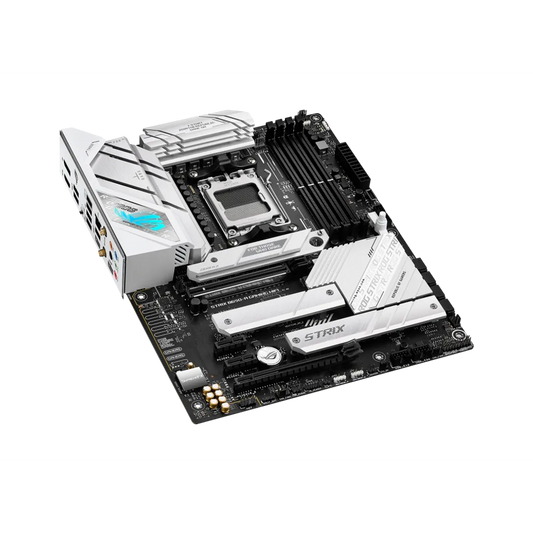 ASUS ROG STRIX B650-A GAMING WIFI ATX motherboard with AMD AM5 socket, DDR5 memory support, PCIe 5.0 slot, and integrated Wi-Fi 6E for high-performance gaming PCs