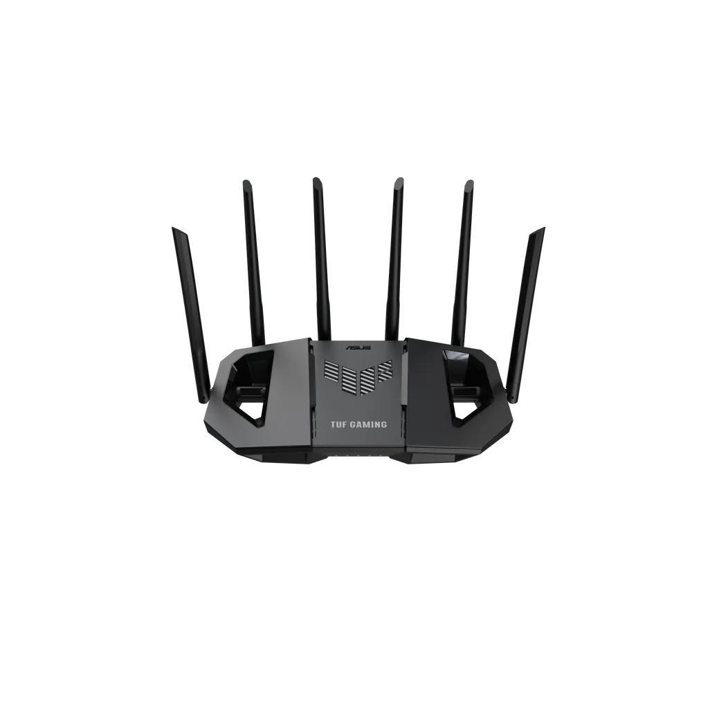 ASUS WiFi 7 gaming router 688+5764Mbps dual-band 2.4GHz 5GHz 1xWAN 3xLAN 1xUSB AiMesh AiProtection