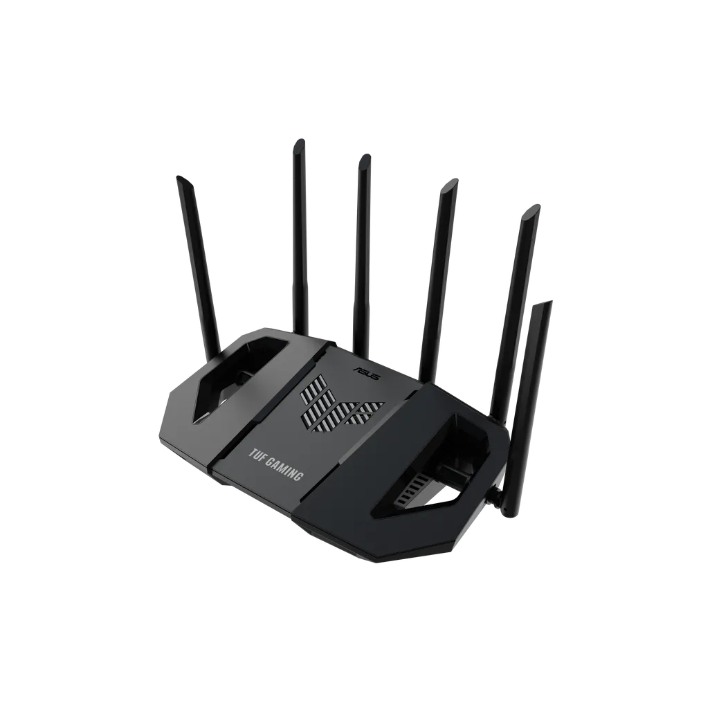 ASUS WiFi 7 gaming router 688+5764Mbps dual-band 2.4GHz 5GHz 1xWAN 3xLAN 1xUSB AiMesh AiProtection