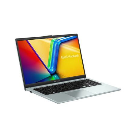 ASUS E1504FA Vivobook GO Ryzen 5 OLED laptop angled view