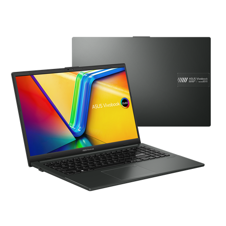ASUS E1504 Vivobook GO laptop front and cover view