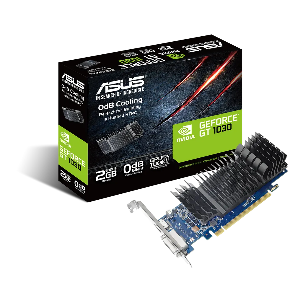 ASUS NVIDIA 2GB GDDR5 OC Edition graphics card 1506MHz boost with HDMI and DVI