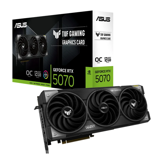 ASUS TUF GeForce RTX 4070 12GB Gaming graphics card with advanced cooling and ray tracing