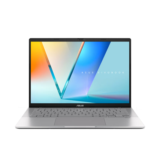 ASUS Vivobook S14 K3407VA 14-inch silver laptop - front view