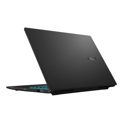 Front view of ASUS Vivobook V3607VM-i73210B0X 16 inch laptop in black with WUXGA display and slim design