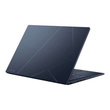 ASUS Zenbook 14 UX3405CA laptop in blue, 14-inch FHD display, Intel Ultra 9 ARL processor, 32GB LPDDR5X RAM, 1TB PCIe Gen4 SSD.