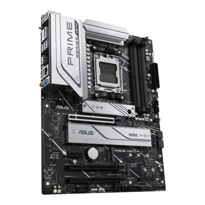 ASUS PRIME X670-P WIFI AM5 ATX motherboard with DDR5 support and WiFi for AMD Ryzen gaming and performance PCs
